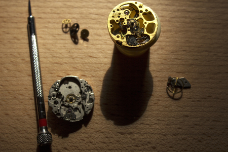 mechanical watch repairの写真素材