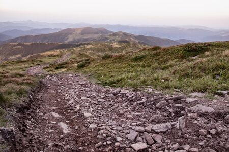 One of the most beautiful sunrise in the mountiansの写真素材