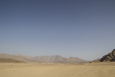 Mountian range in the desert, spectacular sceneryの写真素材