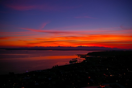 Sunset in Seattle