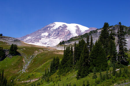 Mount Rainierの写真素材