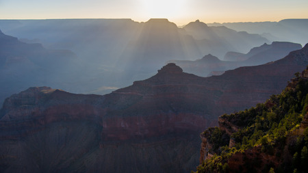 The Sunrise Layers the Grand Canyonの写真素材