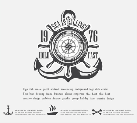 Vector illustrations, marine themes, icons and logos . Pirates vectorのイラスト素材