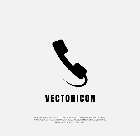 Vector illustration of a handsetのイラスト素材