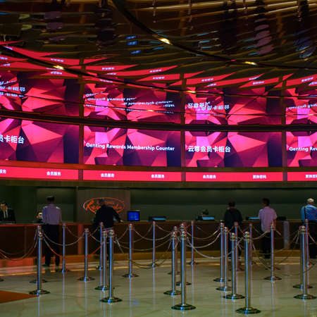Kuala Lumpur, Malaysia - Dec 31, 2019 : Tourist travel to Skytropolis Funland in first world resort at genting highland in Malaysia, First World Plaza, It's a shopping Centre which consists of shops,のeditorial素材