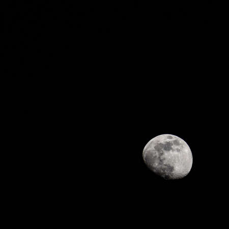 Full moon in the night sky, Great super moon in sky during the dark nightの写真素材