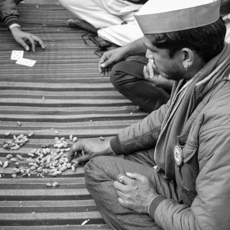 Gazipur, Delhi, India â€“ December 25 2020 : Indian Sikh and Hindu Farmers from Punjab, Uttar...