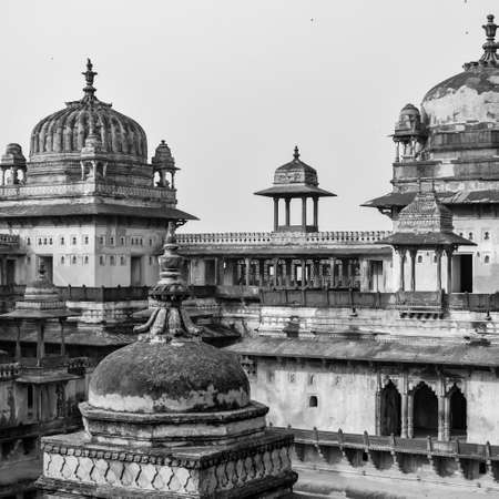 Jahangir Mahal (Orchha Fort) in Orchha, Madhya Pradesh, India, Jahangir Mahal or Orchha Palace is...