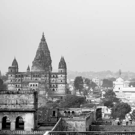 Jahangir Mahal (Orchha Fort) in Orchha, Madhya Pradesh, India, Jahangir Mahal or Orchha Palace is...