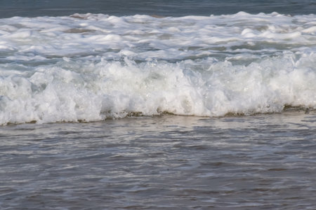 Amazing view of Arabian sea during the morning time in Calangute beach Goa, India, Ocean beach view...