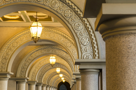 luxury walkway in abac university thailandのeditorial素材