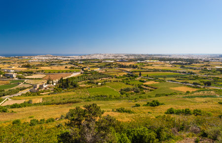 Beautiful landsape, aerial panoramic viewの写真素材