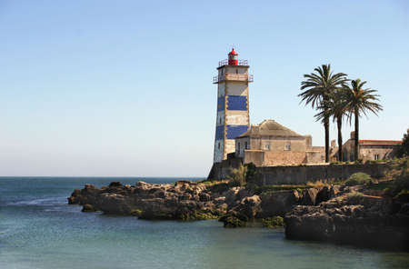 Lighthouse in Portugalの写真素材