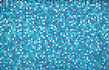 Blue texture Pool Tileの写真素材