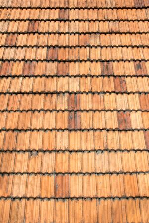 shingles orange roofの写真素材