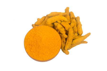 mage of spices isolated close up.