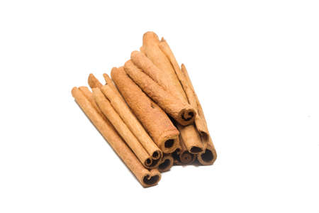 indian spices isolated on white background.