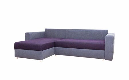 modern sofa isolated on white background.の写真素材