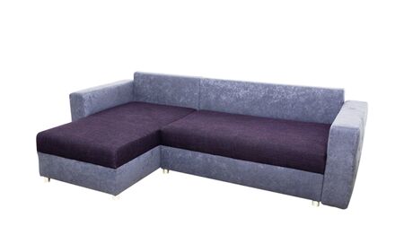 modern sofa isolated on white background.の写真素材