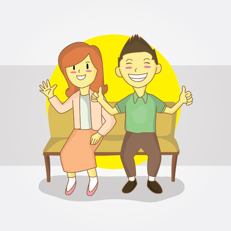 Coupleのイラスト素材