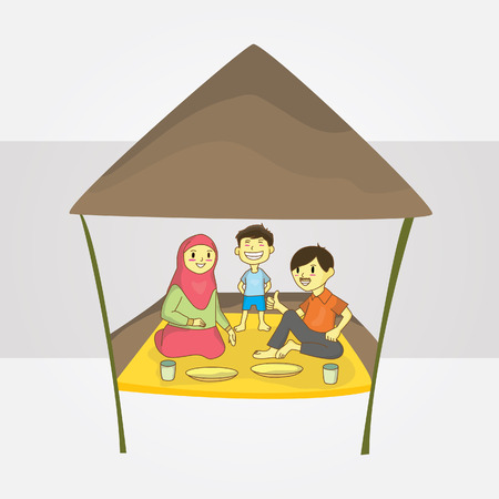 Family Outingのイラスト素材