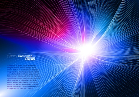 Energy waves Vector illustrationのイラスト素材