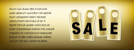 Sale tagsのイラスト素材