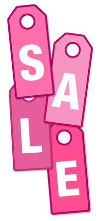 Sale tagsのイラスト素材