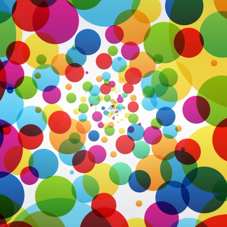 Abstract colorful bubbles backgroundのイラスト素材