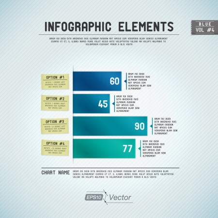 Detailed colorful infographic elementsのイラスト素材