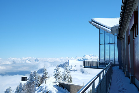 Viewed from Stanserhorn Switzerland.のeditorial素材