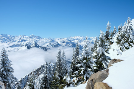 Viewed from Stanserhorn Switzerland.の写真素材
