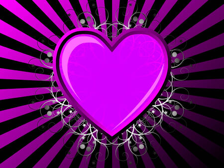 Vintage background with heartのイラスト素材