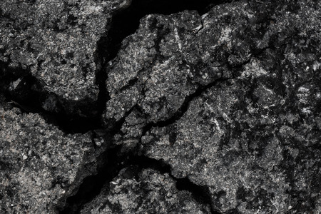 Background old asphalt cracks, crevices large.