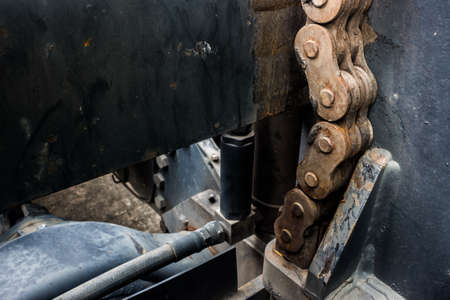 Machine chain.の写真素材