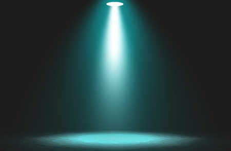 Spotlight blue on stage background,Spotlight background.の写真素材