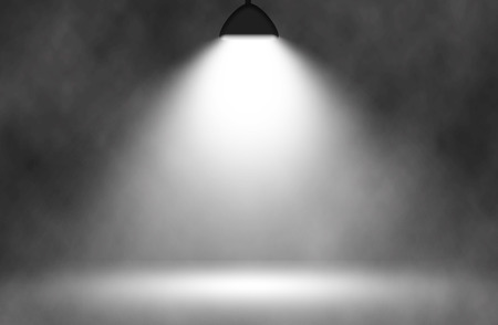 Spotlight smoke design background.の写真素材