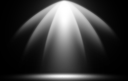Stage white spotlight.の写真素材
