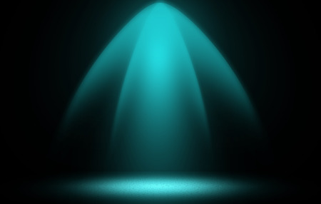 Stage blue spotlight background.の写真素材