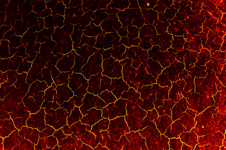 Lava fire background. Global warming.の写真素材
