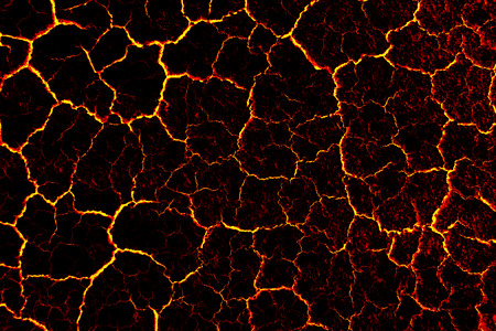 Global warming, ground volcanic eruption.の写真素材