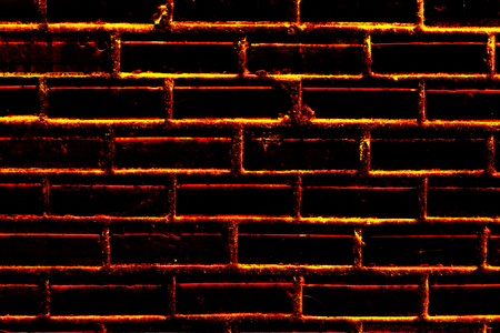 Hot of brick wall background.の写真素材