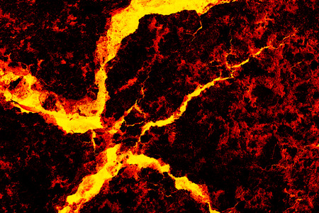 The heat of the earth background, global warming, volcanic eruptions.の写真素材