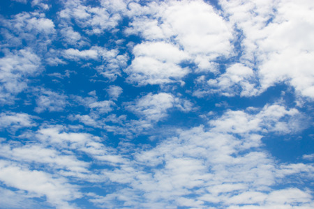 Blue sky clouds dim.の写真素材