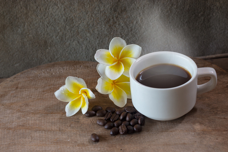 Fresh coffee beans studio shot.の写真素材