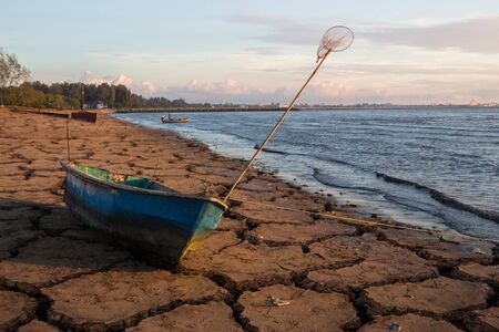 The ship drought.の写真素材