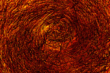 Straw burn fire background.の写真素材