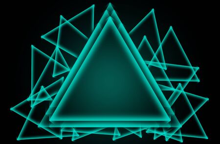 The triangle symbol design.の写真素材