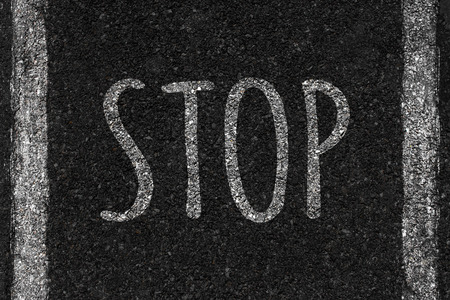 Symbol stop road texture background.の写真素材