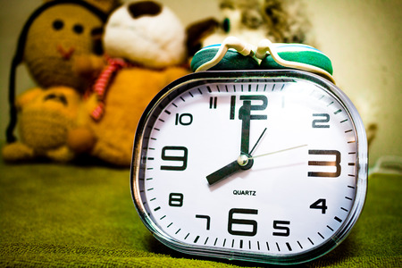Eight o'clock in the moning.の写真素材